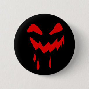 boosaardig lachen ronde button 5,7 cm