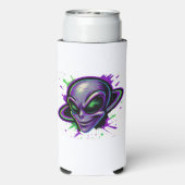 Boosaardige Alien Seltzer Blikjeskoeler (Seltzer Achterkant)