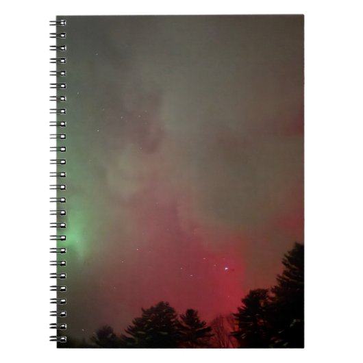 Boosaardige Northern Lights Notitieboek (Voorkant)