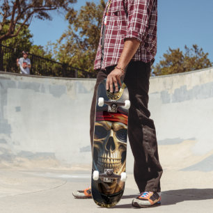 Boosaardige Piratenschedel Persoonlijk Skateboard
