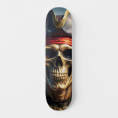 Boosaardige Piratenschedel Persoonlijk Skateboard (Voorkant)