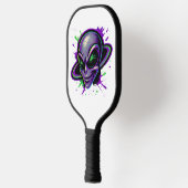 Boosaardige Schiet Alien Pickleball Paddle (Links)