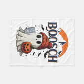 Boosch Light Halloween Schattigee Ghost Pumpkin Fleece Deken (Voorkant (Horizontaal))