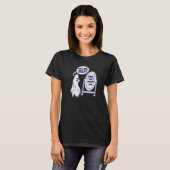 Boosheet Boo Sheet Grumpy Ghost Angry Spook Funny T-shirt (Voorkant volledig)