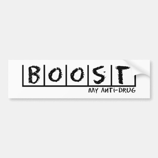 Boost Anti-Drug Bumpersticker (Voorkant)