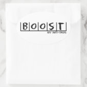 Boost Anti-drug Ovale Sticker (Tas)