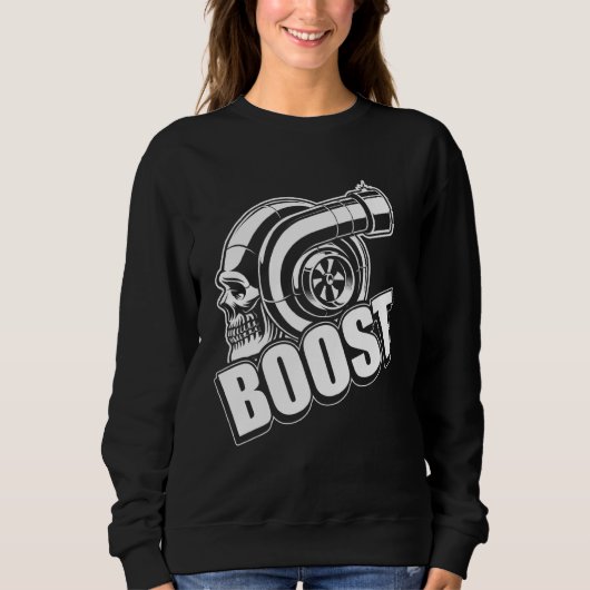 Boost for Car Tuning T-shirt Real Mechanic 1 (Voorkant)
