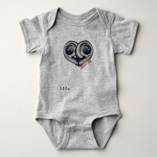 BOOST LOVE voor baby's Romper (Voorkant)