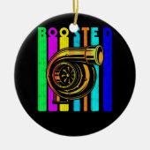 Boost Turbo Car Boosted Turbocompressor Retro Race Keramisch Ornament (Voorkant)