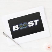 BOOST Turbo Rechthoekige Sticker (Envelop)