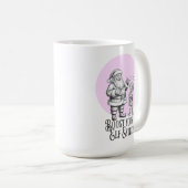 Boost your elf esteem funny santa elf pun mug koffiemok (Voorkant rechts)