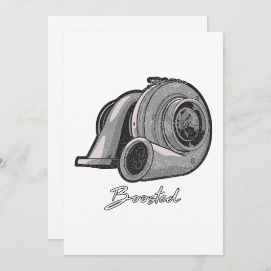 Boosted Turbo Tuning Aankondiging (Voorkant / Achterkant)