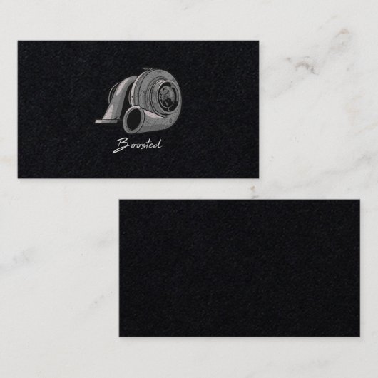 Boosted Turbo Tuning Visitekaartje (Voorkant / Achterkant)