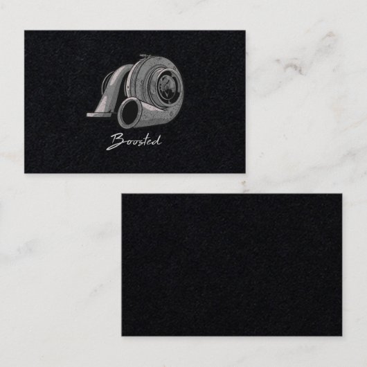 Boosted Turbo Tuning Visitekaartje (Voorkant / Achterkant)