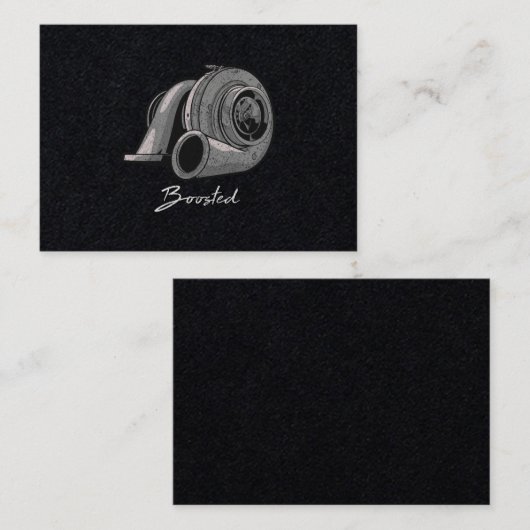 Boosted Turbo Tuning Visitekaartje (Voorkant / Achterkant)