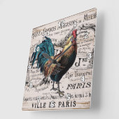  booster Landwanddecor Vierkante Klok (Hoek)