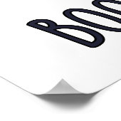 Booster Shot Funny Ghost Vaccine Pun Poster (Hoek)