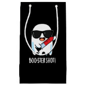 Booster Shot Grappige Ghost Vaccin Pun Dark BG Klein Cadeauzakje (Voorkant)