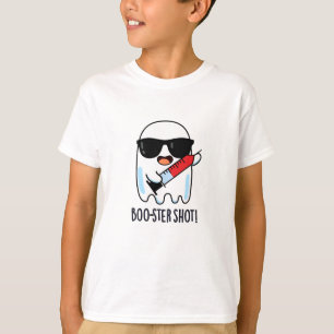 Booster Shot Grappige Ghost Vaccin Pun T-shirt