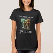 Booster Shots Save Lives, Booster Shot T-shirt (Voorkant)