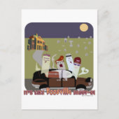 BoosVille Halloween Briefkaart (Voorkant)