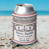 Boot 1e Mate nautische zeiler gestreept schattig b Blikjeskoeler