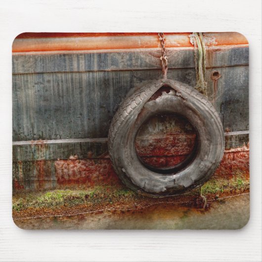 Boot - Abstract - Het was een goed jaar Muismat (Voorkant)