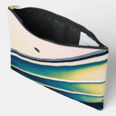 Boot Abstract in Blauwe Print Cut Naaizak Etui (Open)
