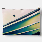 Boot Abstract in Blauwe Print Cut Naaizak Etui (Achterkant)