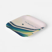 Boot Abstract in Blue Paper Bord (Gebogen)