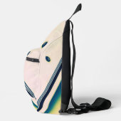 Boot Abstract in Blue Sling Bag (Rechts)