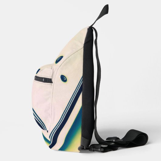 Boot Abstract in Blue Sling Bag (Rechts)