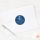 Boot Anker Love is Sweet Labels (donkerblauw) (Envelop)