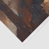 Boot bij de Pier Earth Tone Painting Decoupage Tissuepapier (Detail)