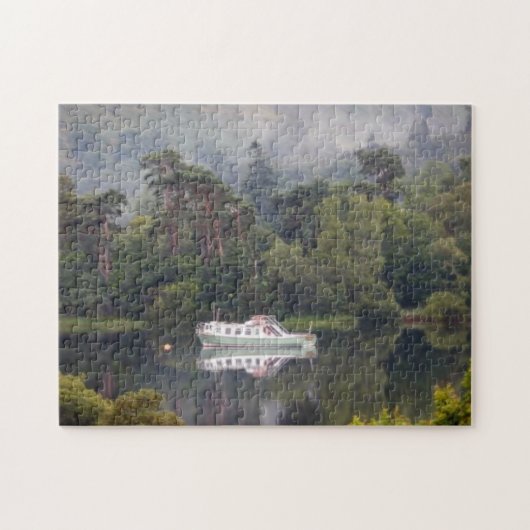Boot bij Glenridding, Ullswater Lake District Legpuzzel (Horizontaal)