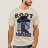 Boot Bound Country Living T-shirt (Voorkant)