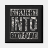 Boot Camp Basic Training Shirt For New Military Re Magneet (Voorkant)