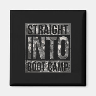 Boot Camp Basic Training Shirt voor nieuwe militai Magneet