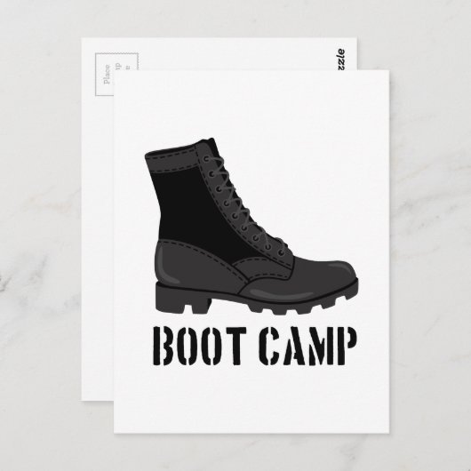 Boot Camp Briefkaart (Voorkant / Achterkant)