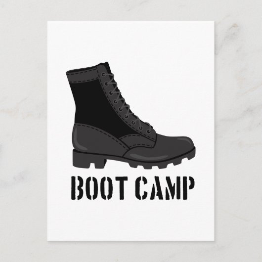 Boot Camp Briefkaart (Voorkant)