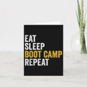 Boot Camp Militaire Bootcamp Fitness Kaart (Voorkant)