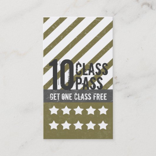 Boot Camp Visitekaartje Klantenkaartje (Voorkant)