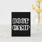 Boot Camp Workout Bootcamp Fitness Kaart (Gele Bloem)