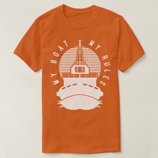 Boot Captain Gift T-shirt (Design voorkant)