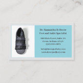 Boot Chirurgische Voet Doctor Podiatry Podiatrist Visitekaartje (Voorkant)