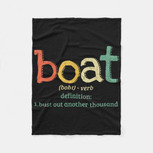 Boot Definitie Laat Nog Eens Duizend Andere Grappi Fleece Deken