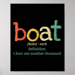 Boot Definitie Laat Nog Eens Duizend Andere Grappi Poster