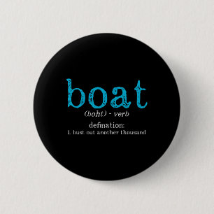 Boot Definitie Laat Nog Eens Duizend Andere Grappi Ronde Button 5,7 Cm