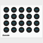 Boot Definitie Laat Nog Eens Duizend Andere Grappi Ronde Sticker (Vel)
