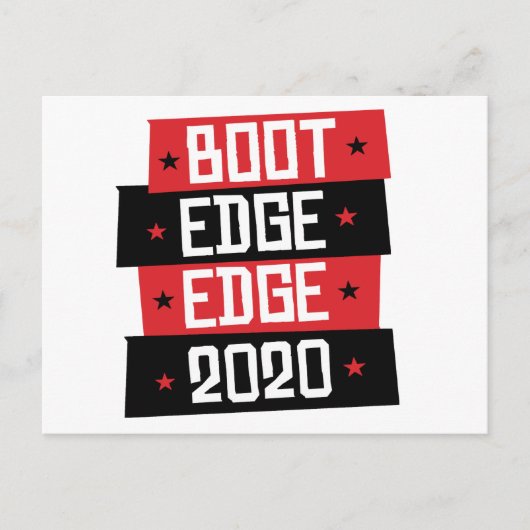 Boot Edge Edge 2020 Briefkaart (Voorkant)